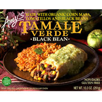 Amy's Black Bean Tamale Verde