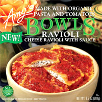 Amy's Cheese Ravioli With Sauce Bowl
