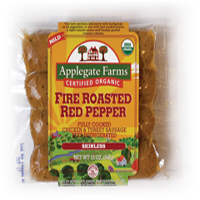 Applegate Farms Organic Fire Roasted Red Pepper Sausage