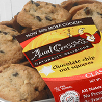 Aunt Gussies Chocolate Chip Nut Squares  