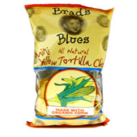 Brad's Organic All Natural Mini Yellow Tortilla Chips, 1 Case, 12 Bags