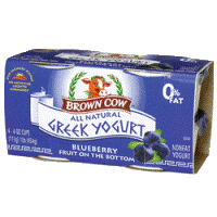 Brown Cow Greek Blueberry Yogurt