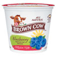 Brown Cow  Cream Top  Blueberry Quart
