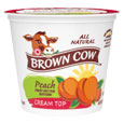 Brown Cow  Cream Top  Peach