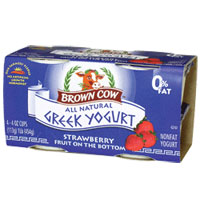 Brown Cow  Greek  4oz. 4-Pack Strawberry