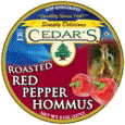 Cedar's Roasted Red Pepper Hommus
