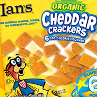 Ians Organic Cheddar Crackers