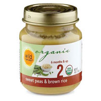 Wild Harvest Organic Peas and Brown Rice Baby Food
