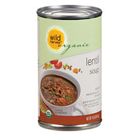 Wild Harvest Organic lentil soup