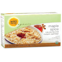 Wild Harvest Organic maple spice instant oatmeal